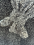 White With Black Dots Silky