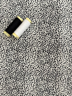 White With Black Dots Silky