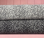 Black With White Dots Silky