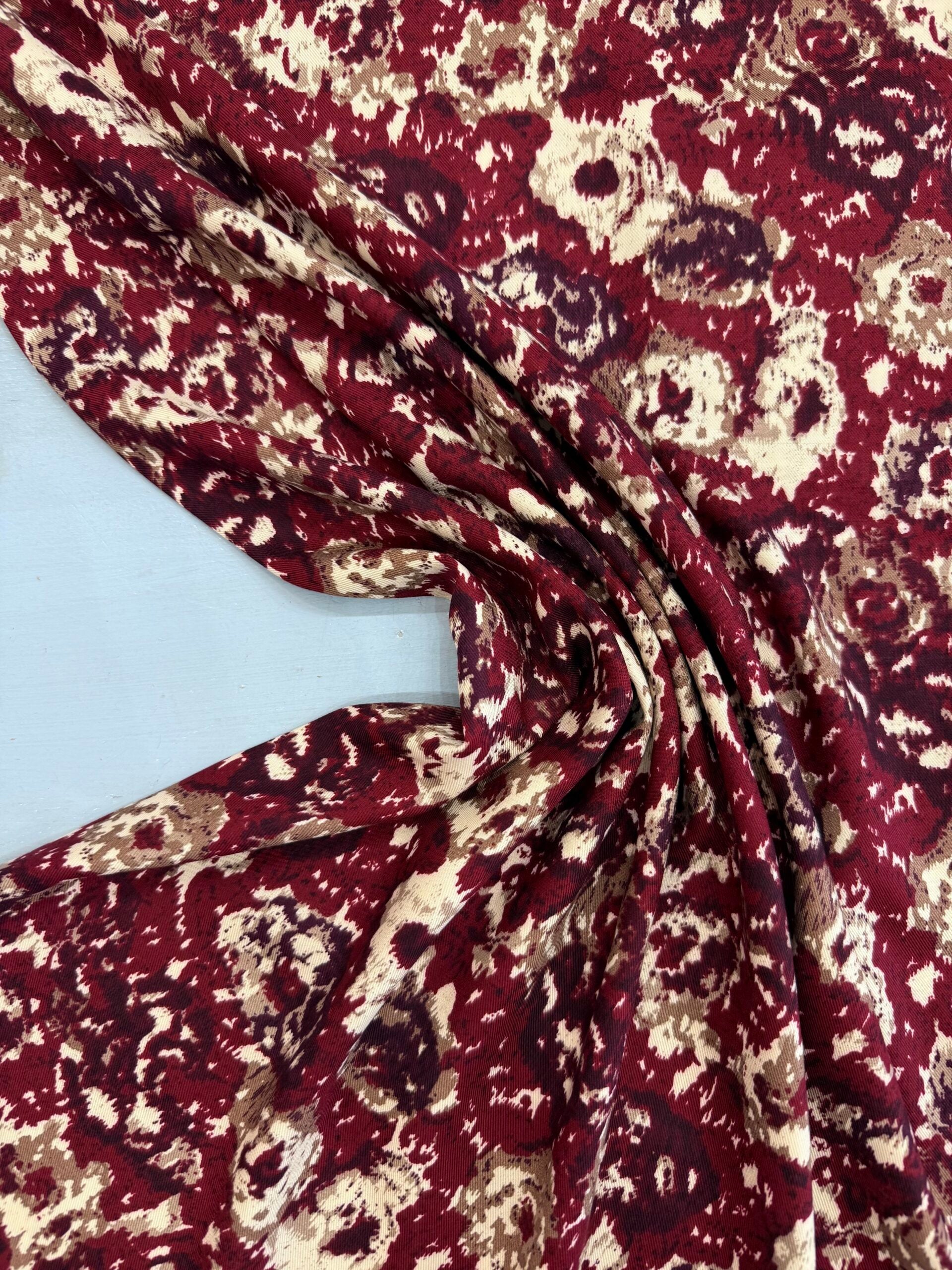 Garnet Viscose Twill