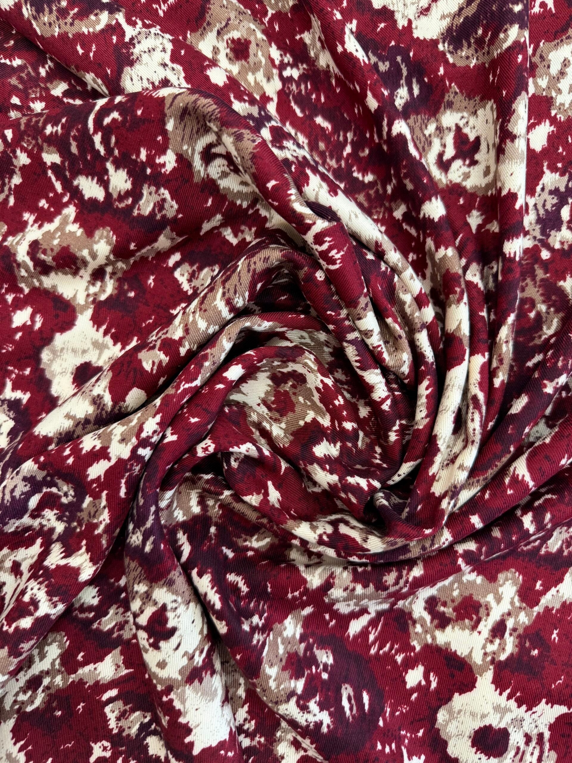Garnet Viscose Twill