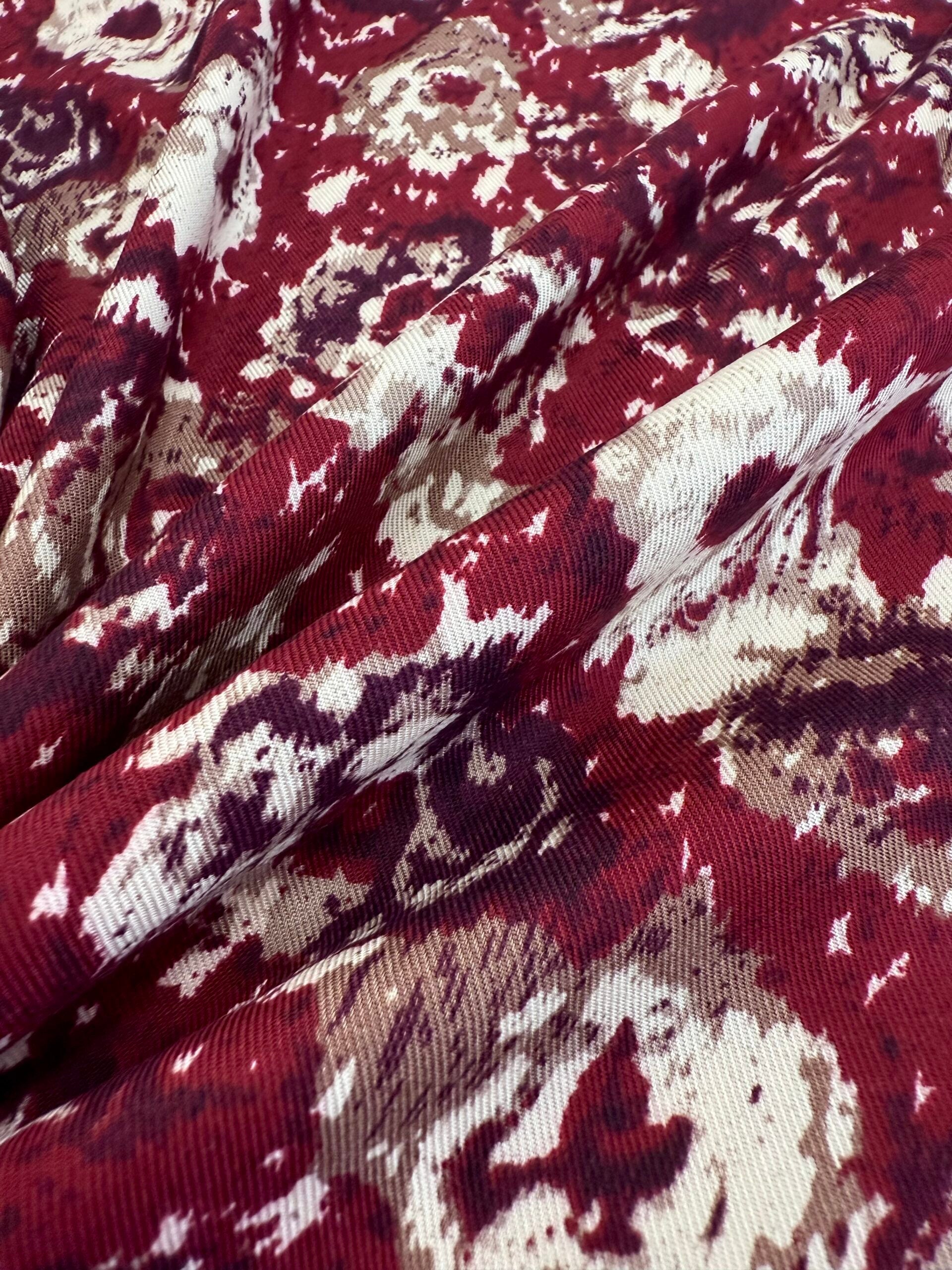 Garnet Viscose Twill