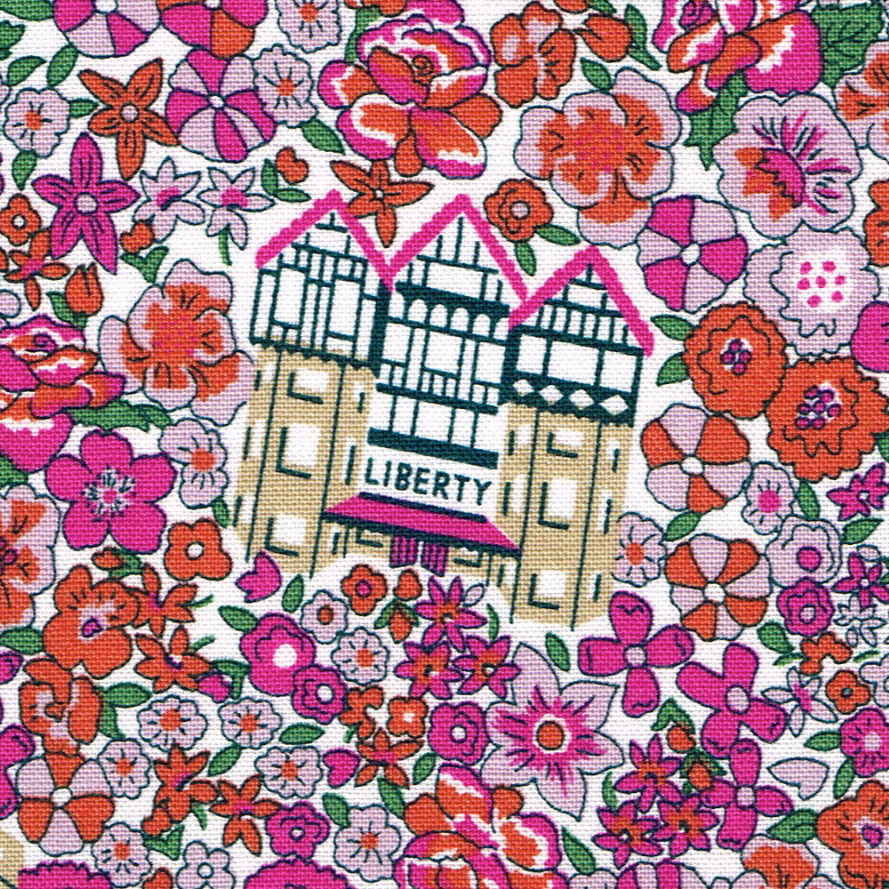Liberty Quilting Cotton Liberty Flower Shop - Liberty in Bloom 414A