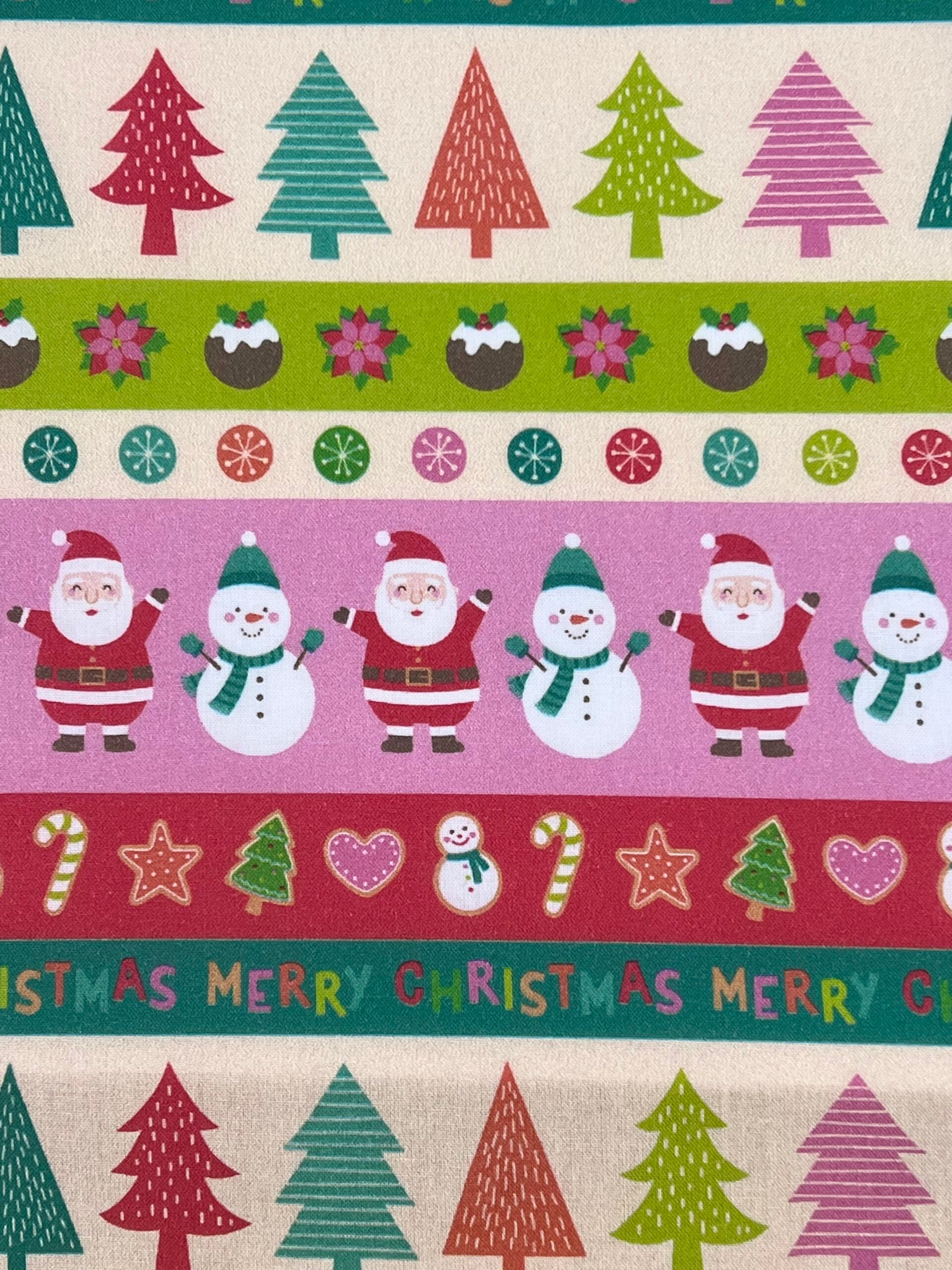 Christmas Stripes Cotton