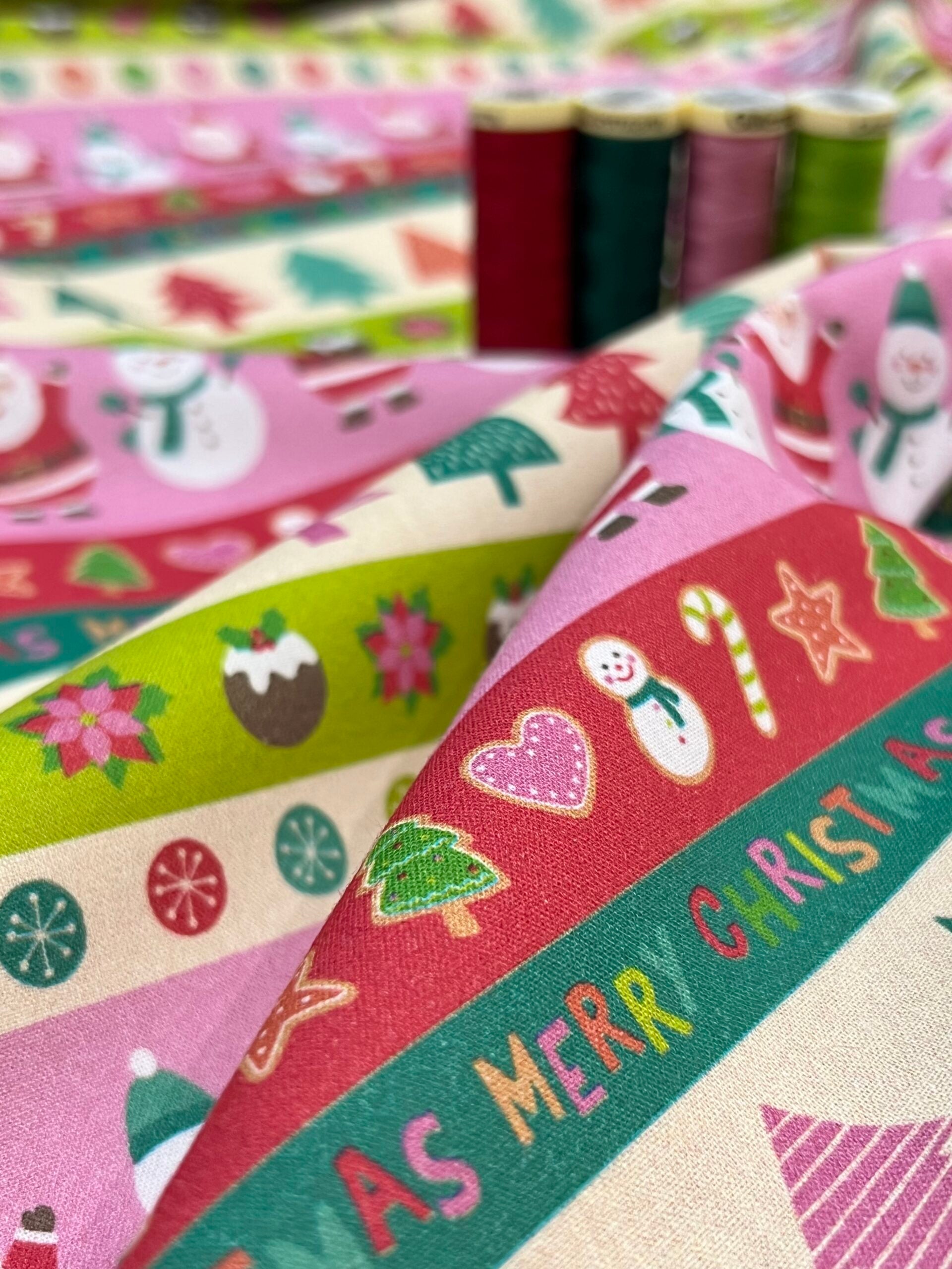 Christmas Stripes Cotton