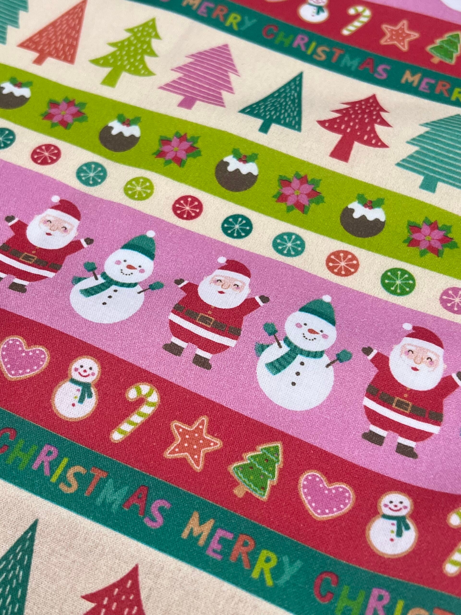 Christmas Stripes Cotton