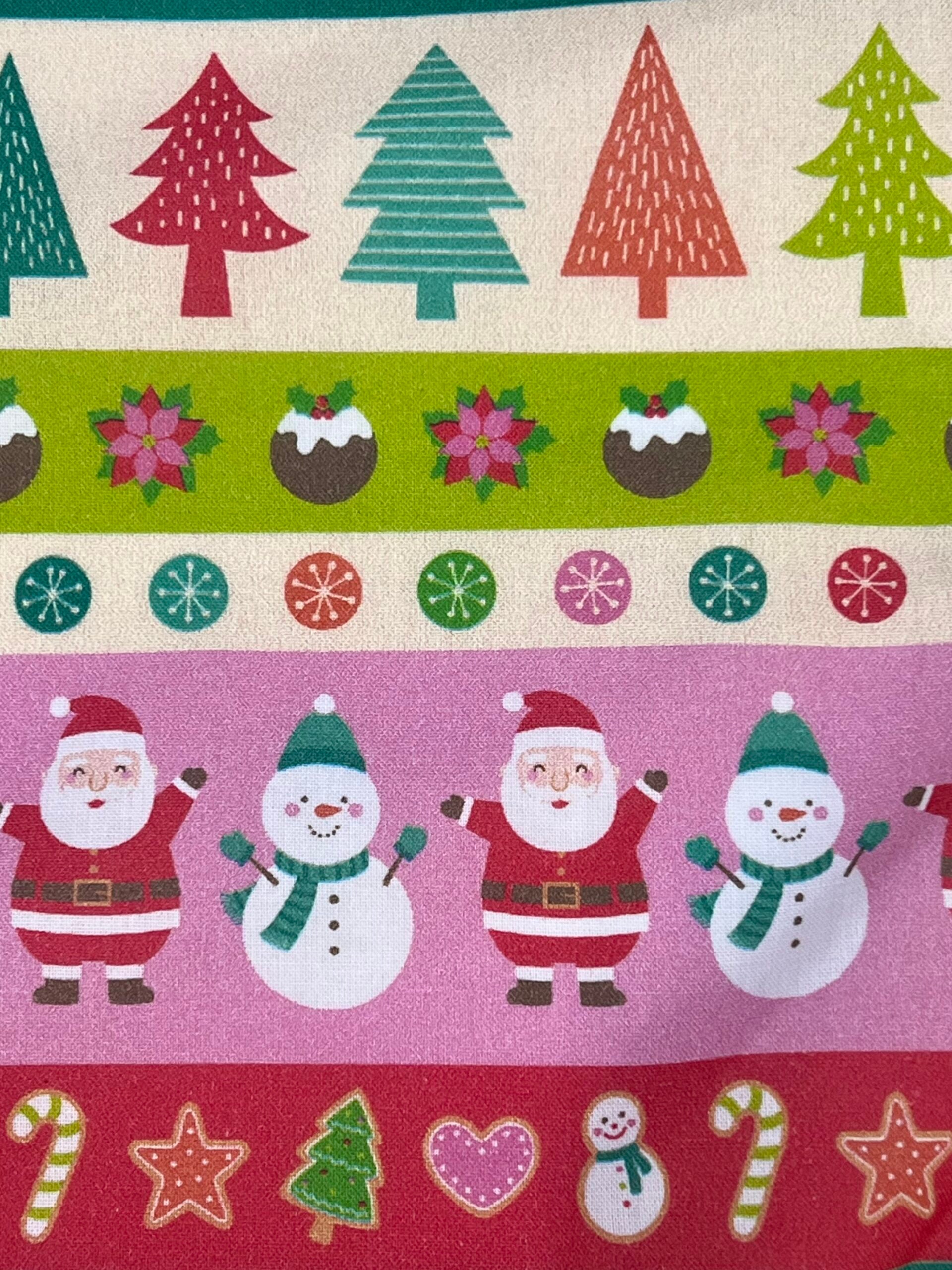 Christmas Stripes Cotton