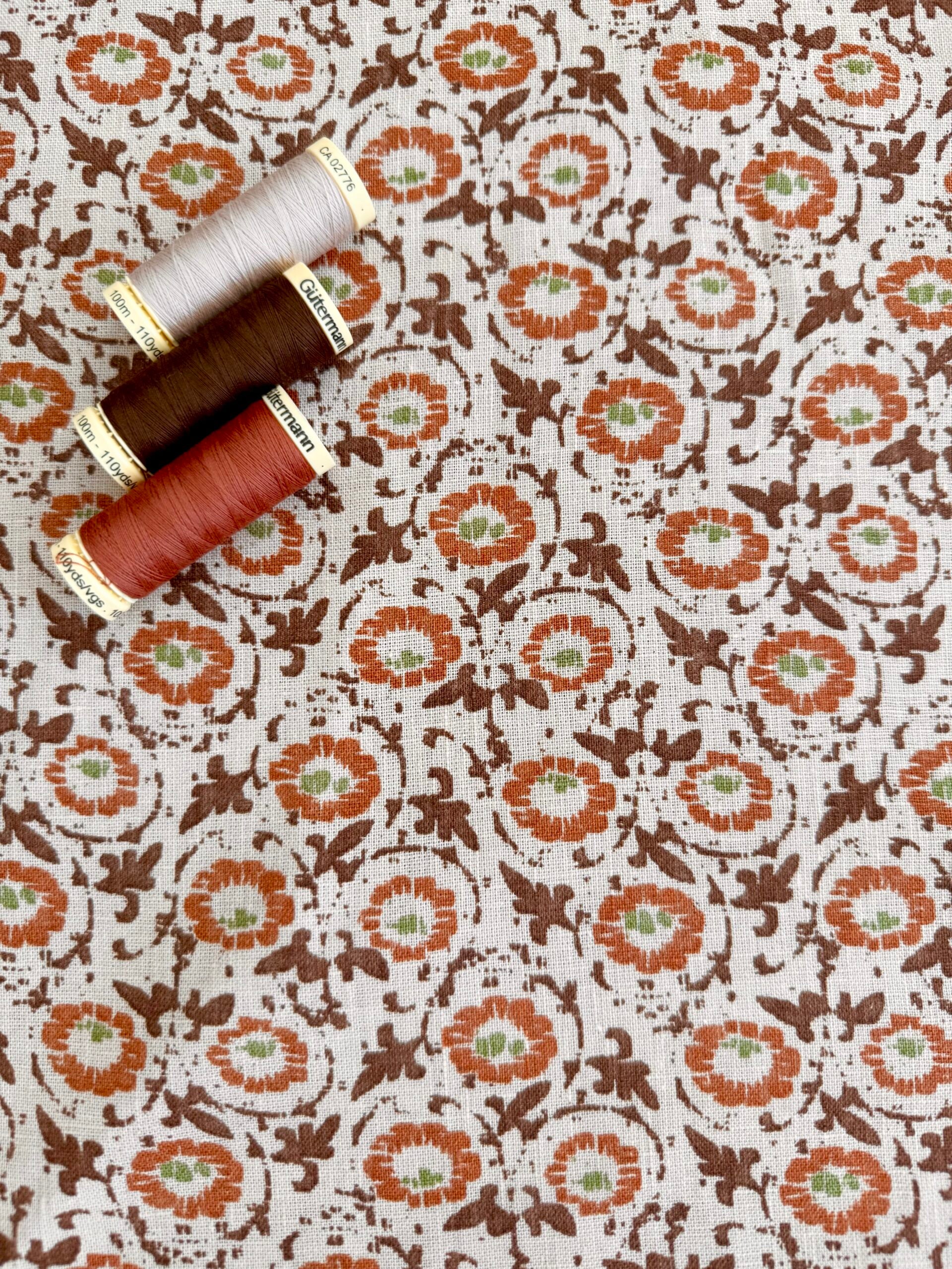 Mocha Deadstock Italian Linen