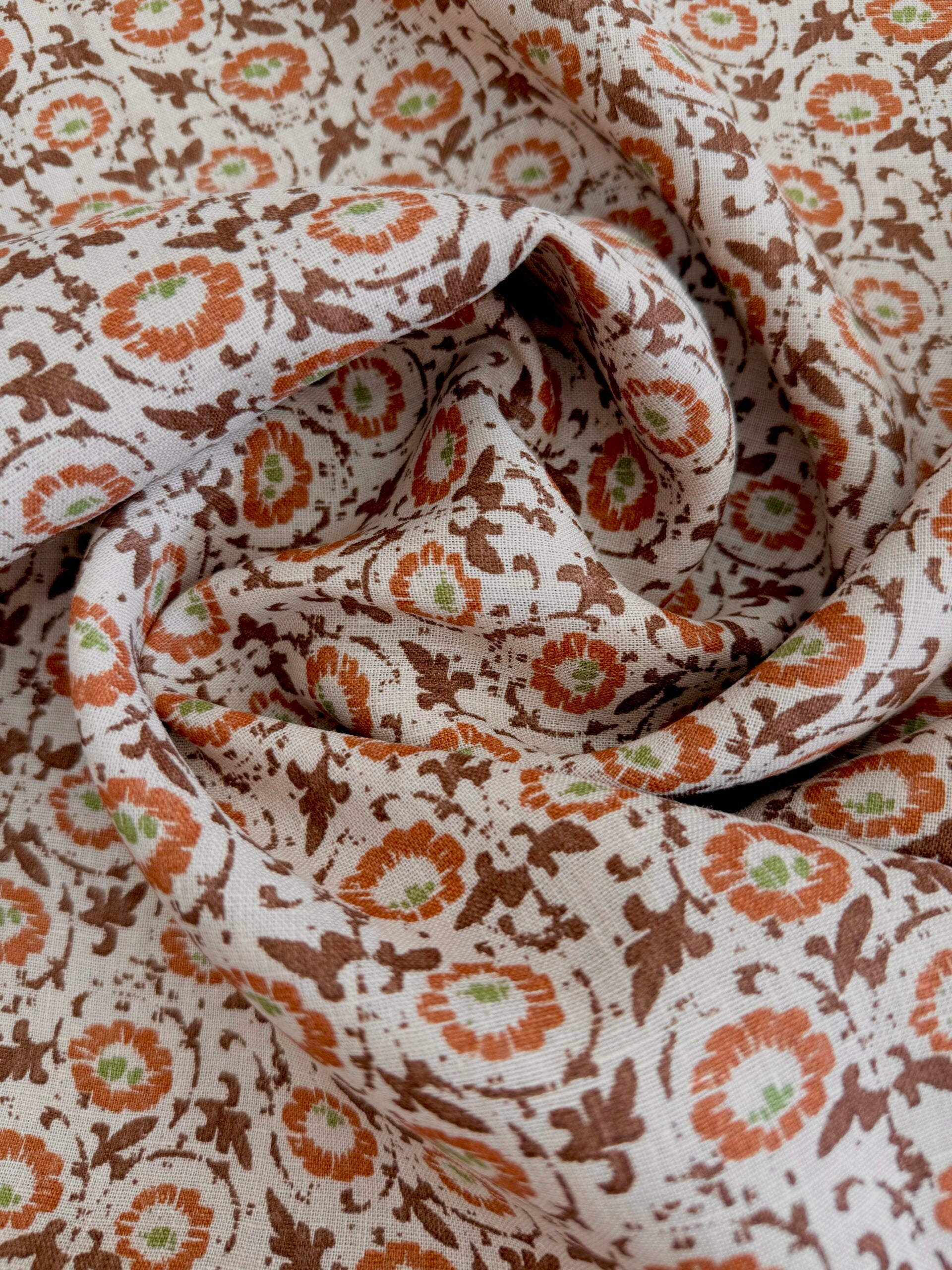 Mocha Deadstock Italian Linen