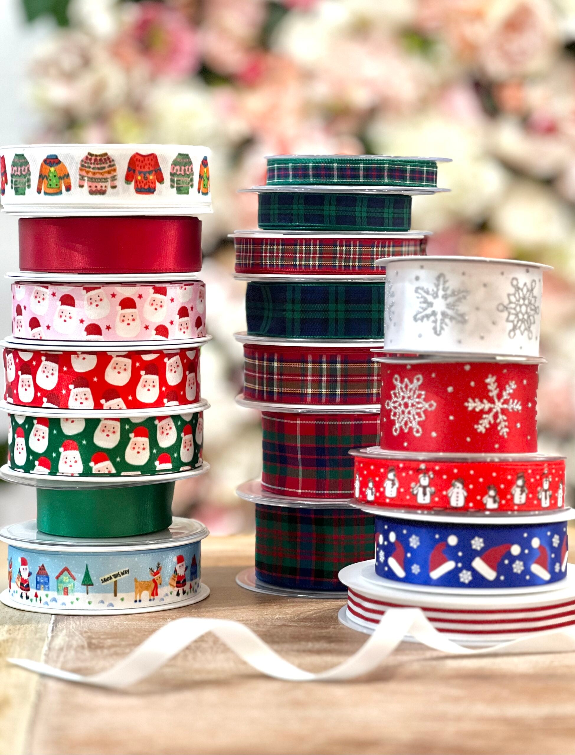 White Snowflake Ribbon