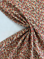 Gingerbread Flowers Cotton Lawn