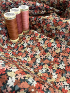 Gingerbread Flowers Cotton Lawn