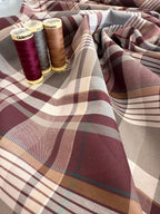 Berry Check Cotton 70cm Remnant