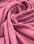 Pink Merino Wool Jersey Knit