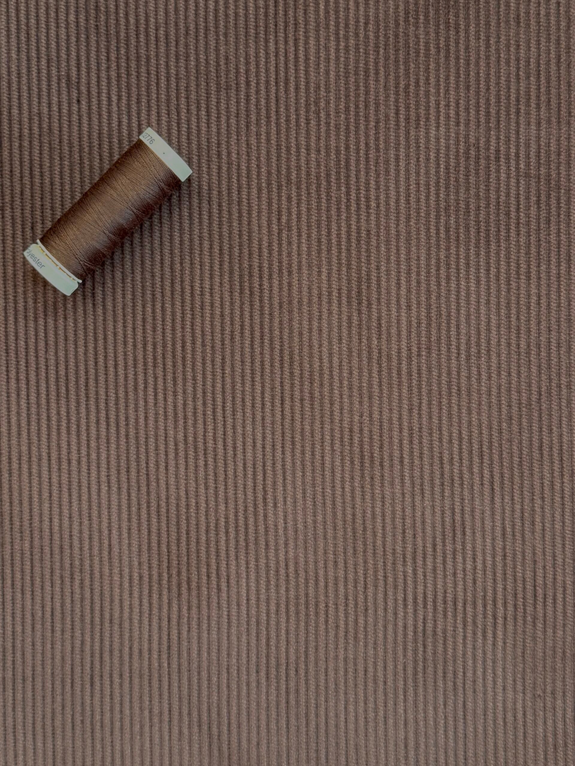 Old Penny Brown 8 Wale Cotton Corduroy