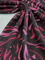 Swirl Modal Feel Jersey Knit - Magenta