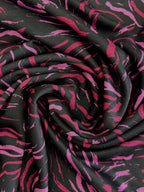 Swirl Modal Feel Jersey Knit - Magenta