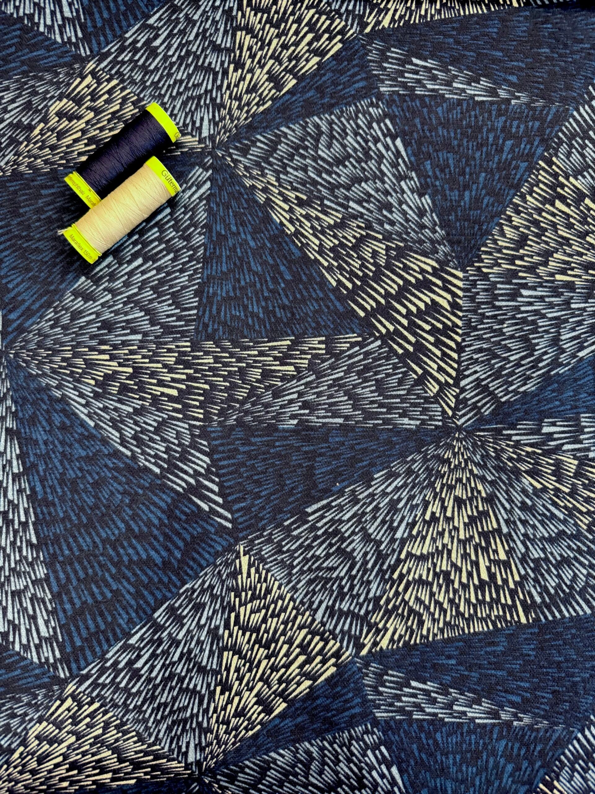 Dash Blues Modal Feel Jersey Knit