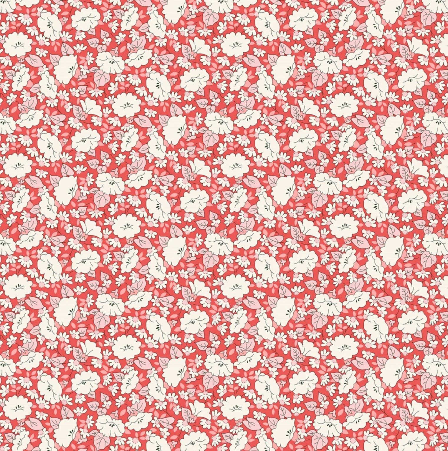 Liberty Quilting Cotton - Liberty Tudor Celebration - Mayflower Meadow 445B