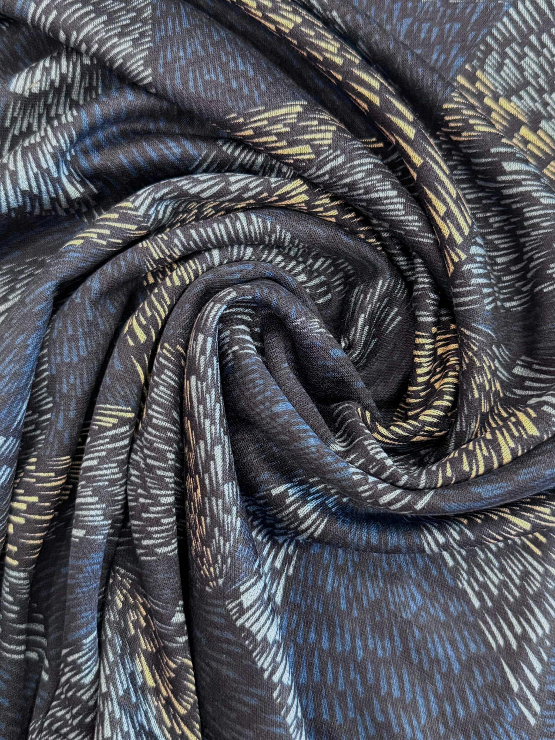 Dash Blues Modal Feel Jersey Knit