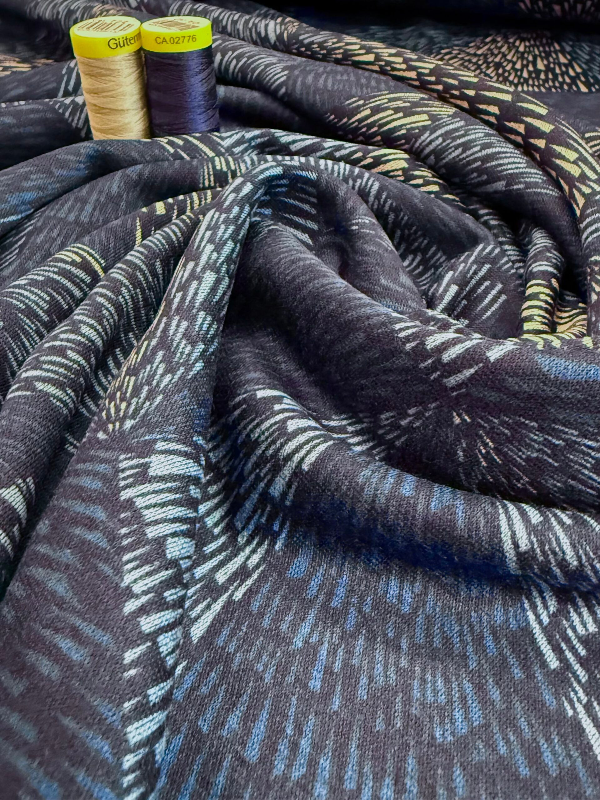 Dash Blues Modal Feel Jersey Knit