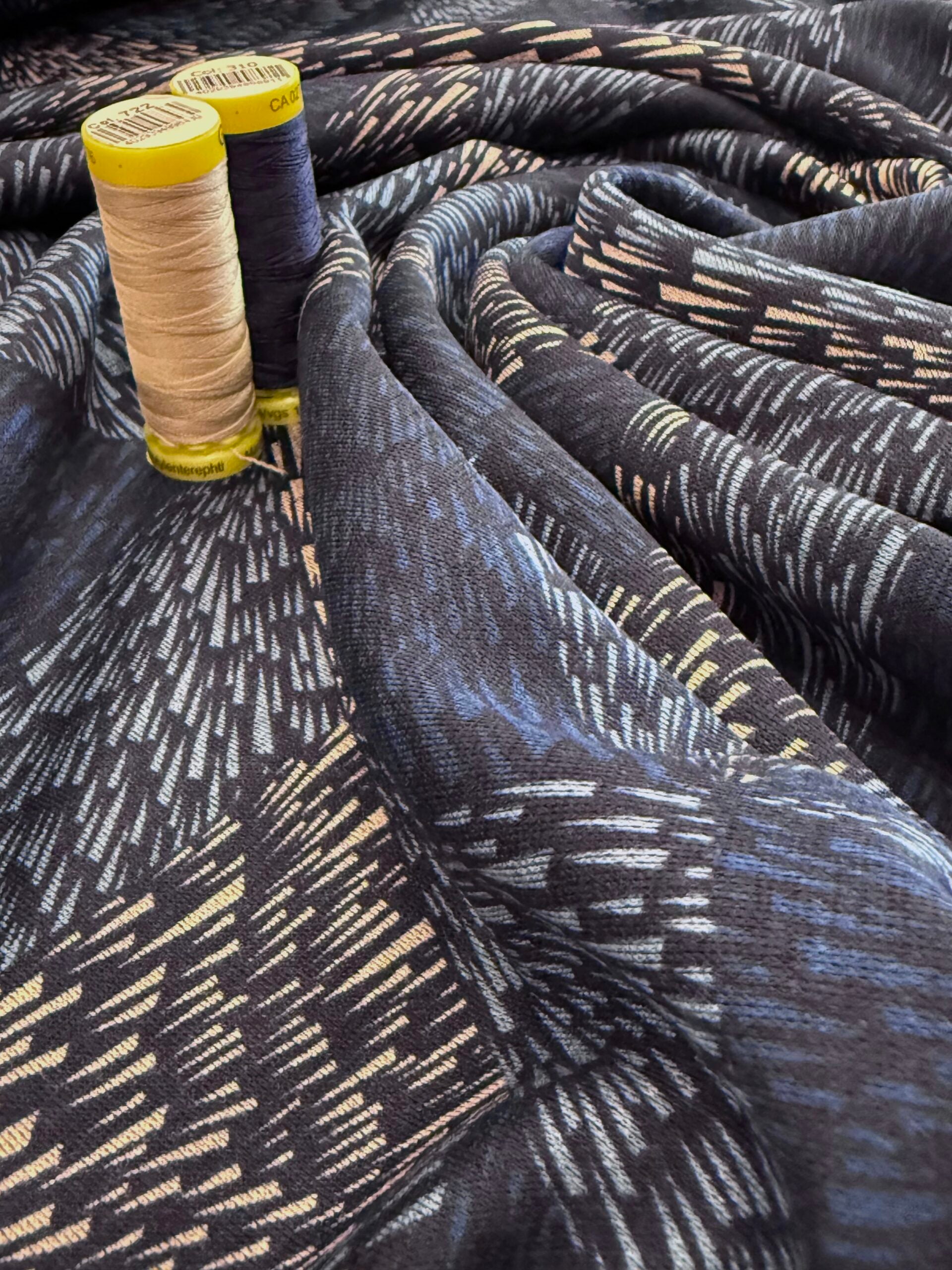 Dash Blues Modal Feel Jersey Knit