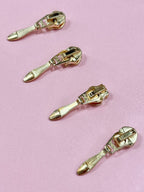 Teardrop Brass (Gold) No.5 Zip Pull