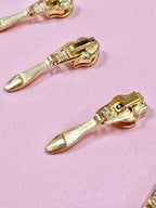 Teardrop Brass (Gold) No.5 Zip Pull
