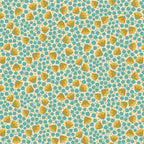 Wallflower Bellflower Blender Teal By Tilda