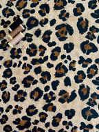 Lady McElroy Kitty Leopard Viscose Challis Lawn