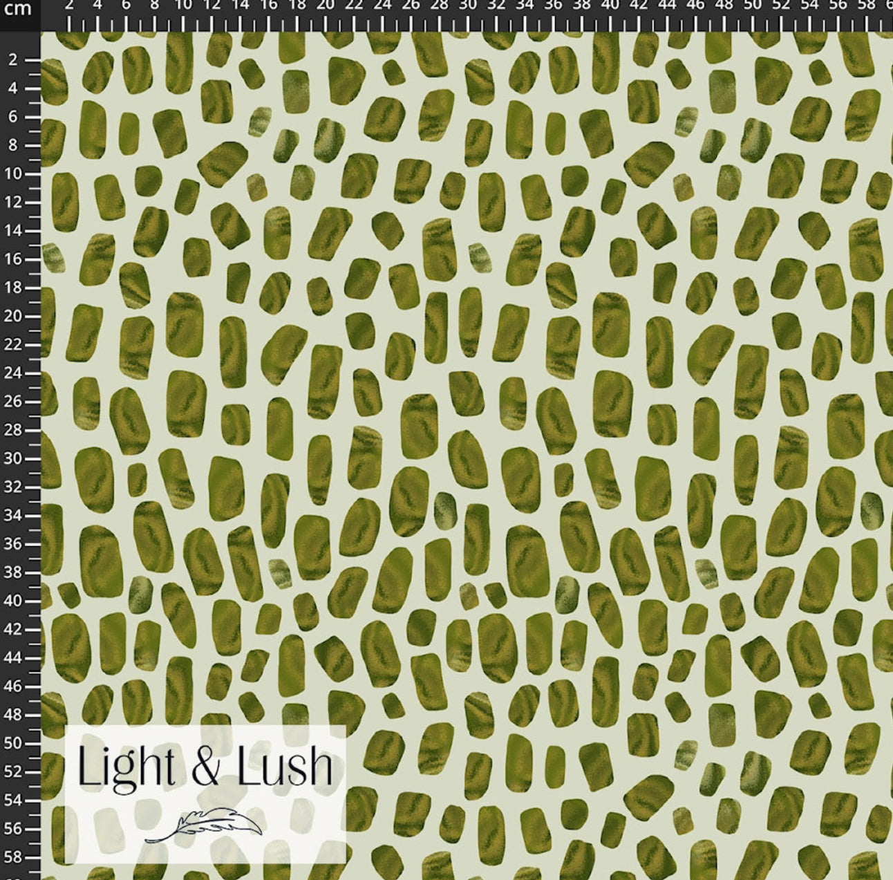 Light & Lush Viscose By Stof Of Denmark - Green Pebble