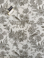 Bird - Chocolate - Cotton Double Gauze