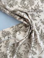 Bird - Chocolate - Cotton Double Gauze