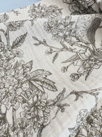 Bird - Chocolate - Cotton Double Gauze