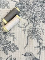 Bird - Dove Grey - Cotton Double Gauze