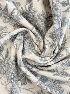 Bird - Dove Grey - Cotton Double Gauze