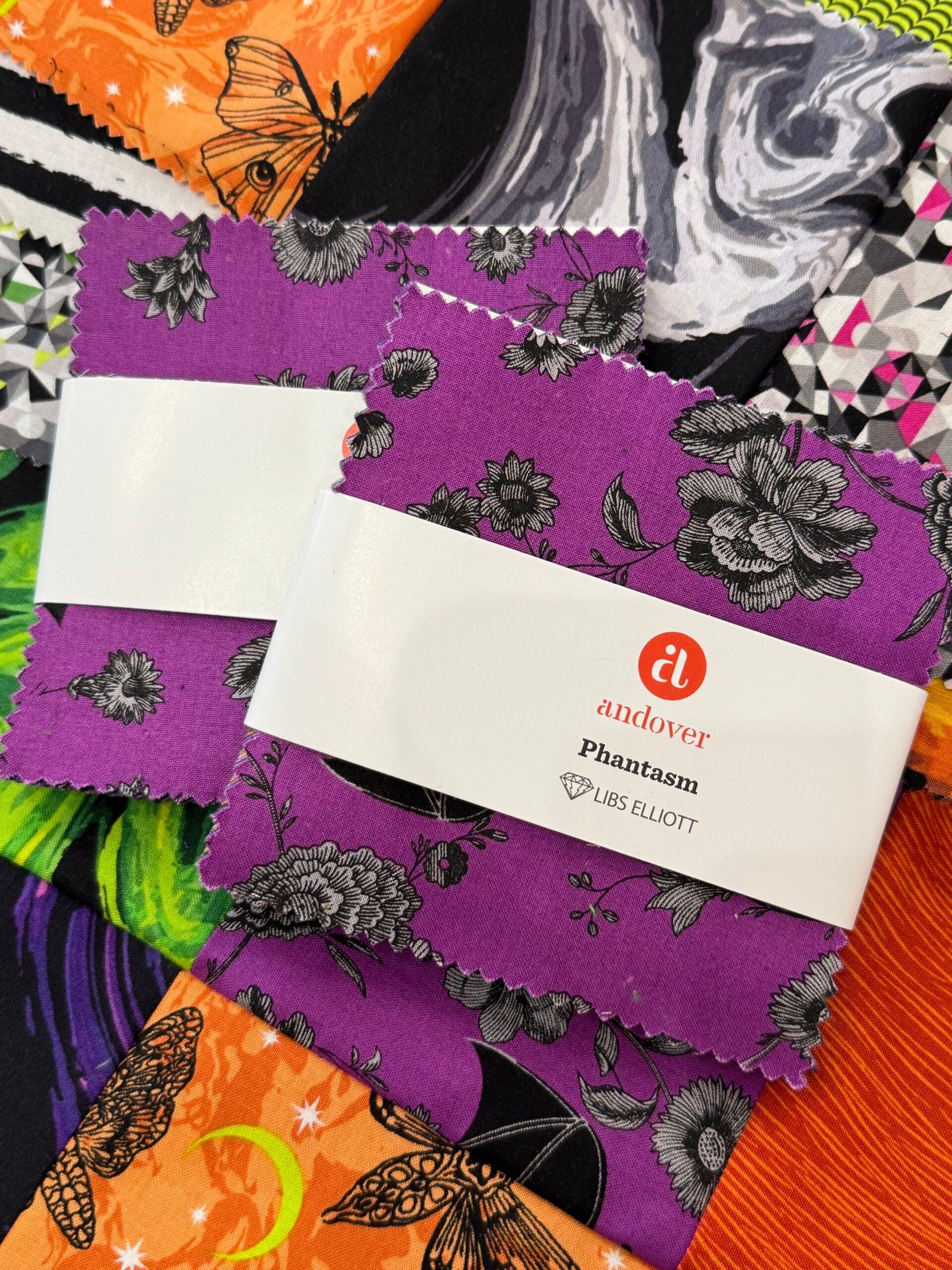 Phantasm Halloween 5 inch Charm Pack By Libs Elliot For Andover Fabrics