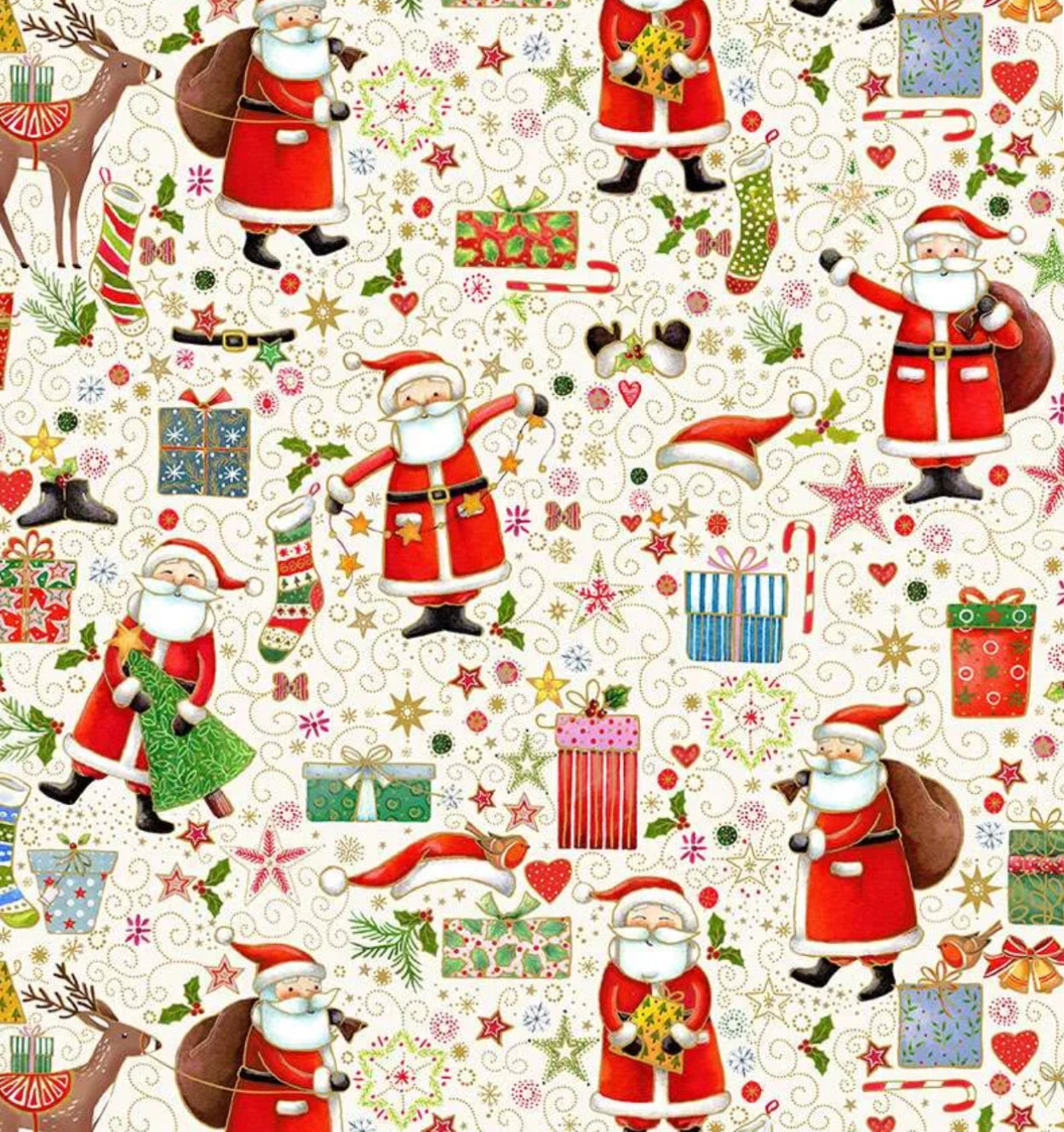 Jolly Saint Nick - Merry Magic 118-Q By Makower UK