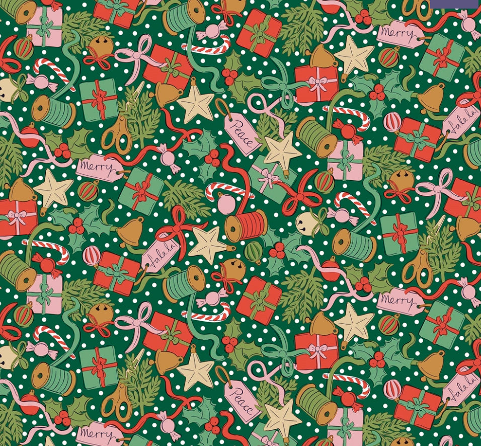 Liberty Festive Greetings Quilting Cotton - 5 Fat Quarter Bundle