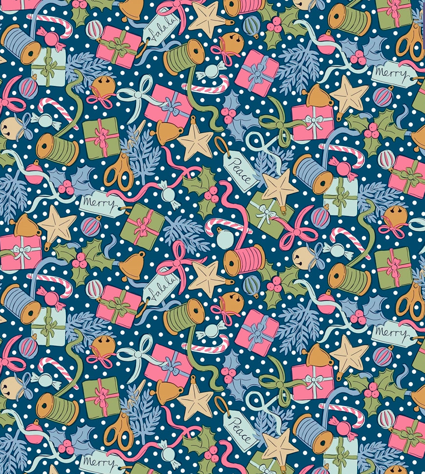 Liberty Festive Greetings Quilting Cotton - 6 Fat Quarter Bundle