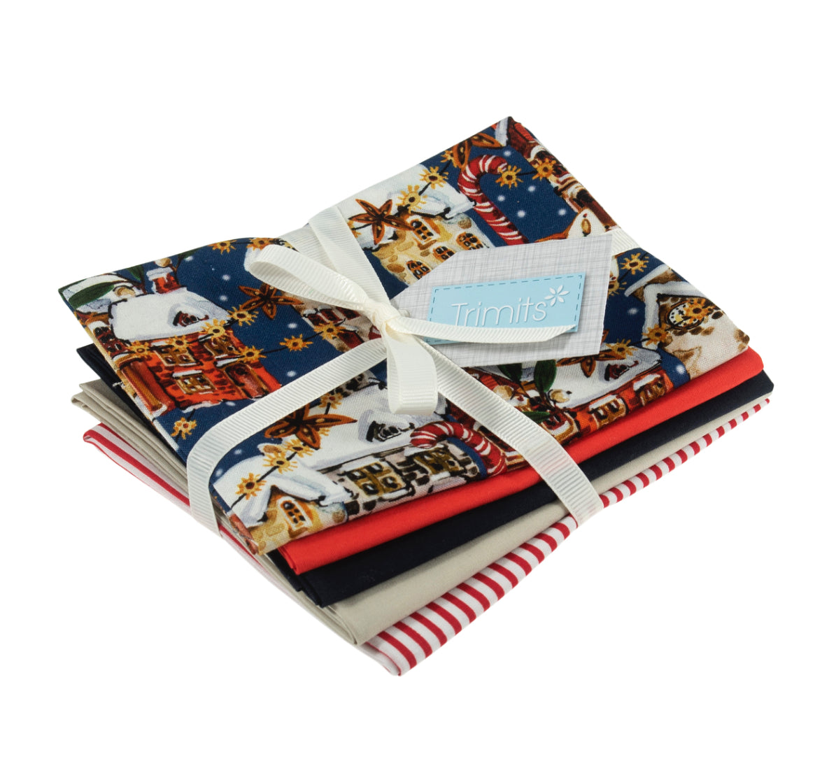 Candy Cane Lane 5 Fat Quarter Bundle