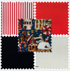 Candy Cane Lane 5 Fat Quarter Bundle