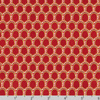 Robert Kaufman Holiday Flourish - Peppermint Twist Crimson