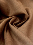 Cinnamon Brown Wool Blend Coating