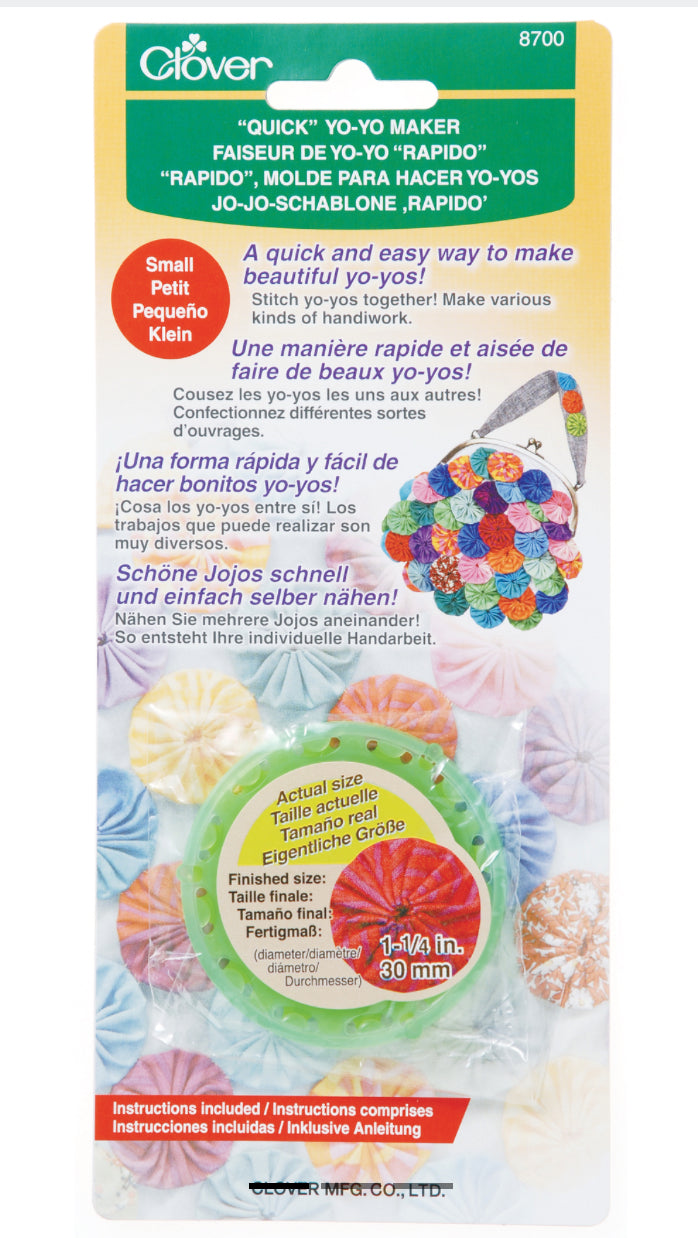 “Quick” Yo-Yo Maker (Suffolk Puff) Small By Clover