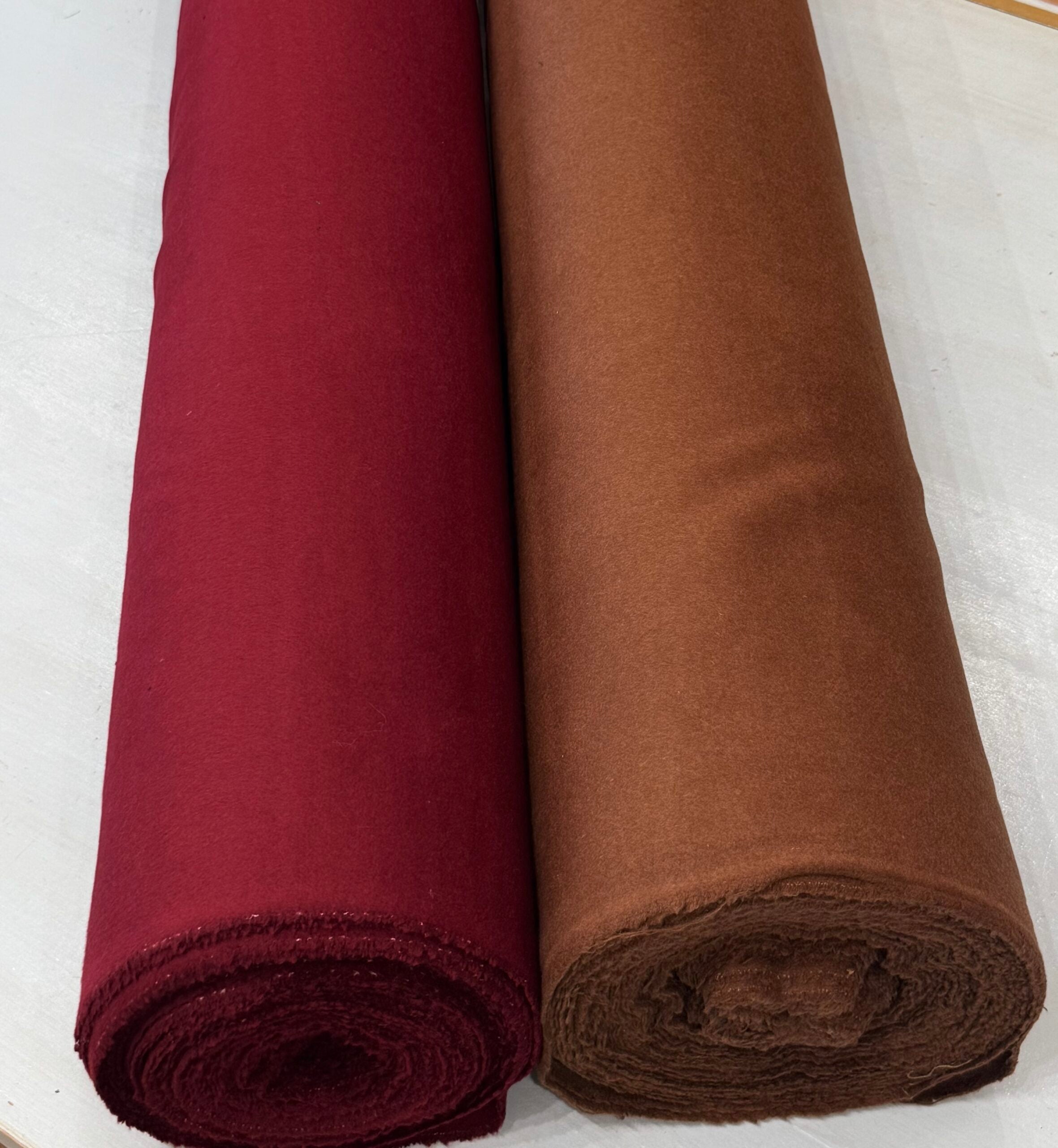 Cinnamon Brown Wool Blend Coating