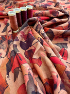 Autumn Leaves Viscose