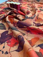 Autumn Leaves Viscose