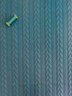 Teal Cable Knit