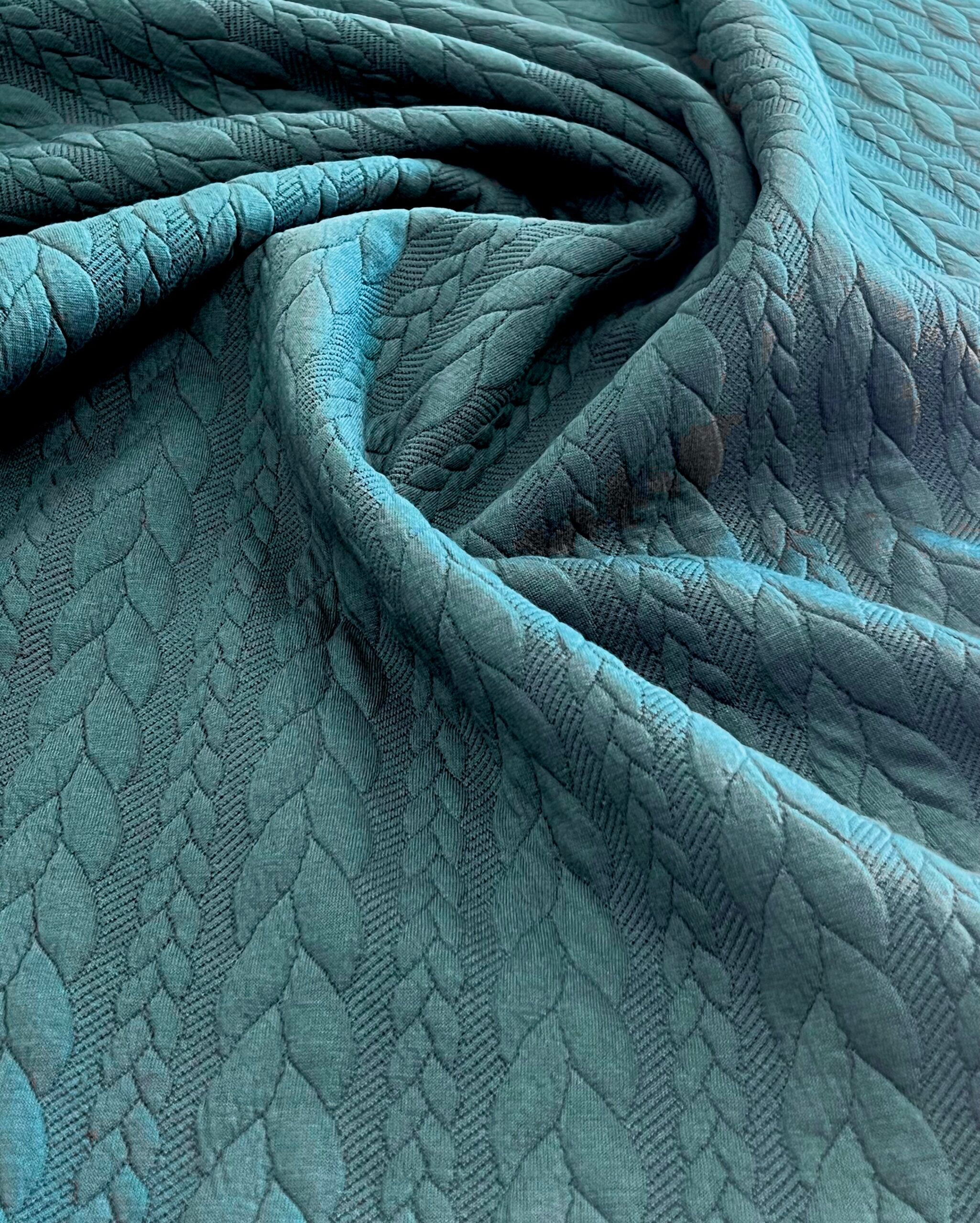 Teal Cable Knit